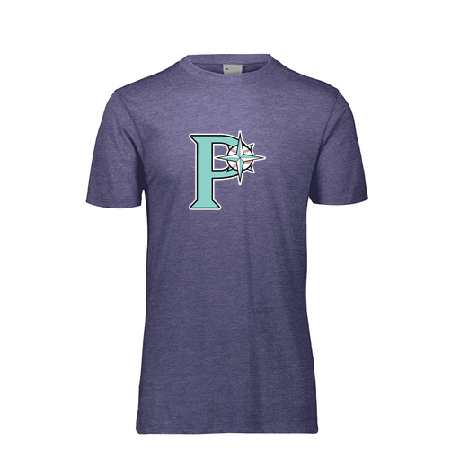 [FTSCUBRY-AS-LOGO1] Decker Men's Tri-Blend T-Shirt - Short Sleeve (Adult S, Royal, Logo 1)